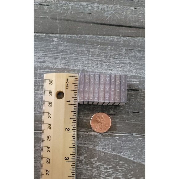 Miniature Books / 9 Book Spines all together - Picture 4 of 10